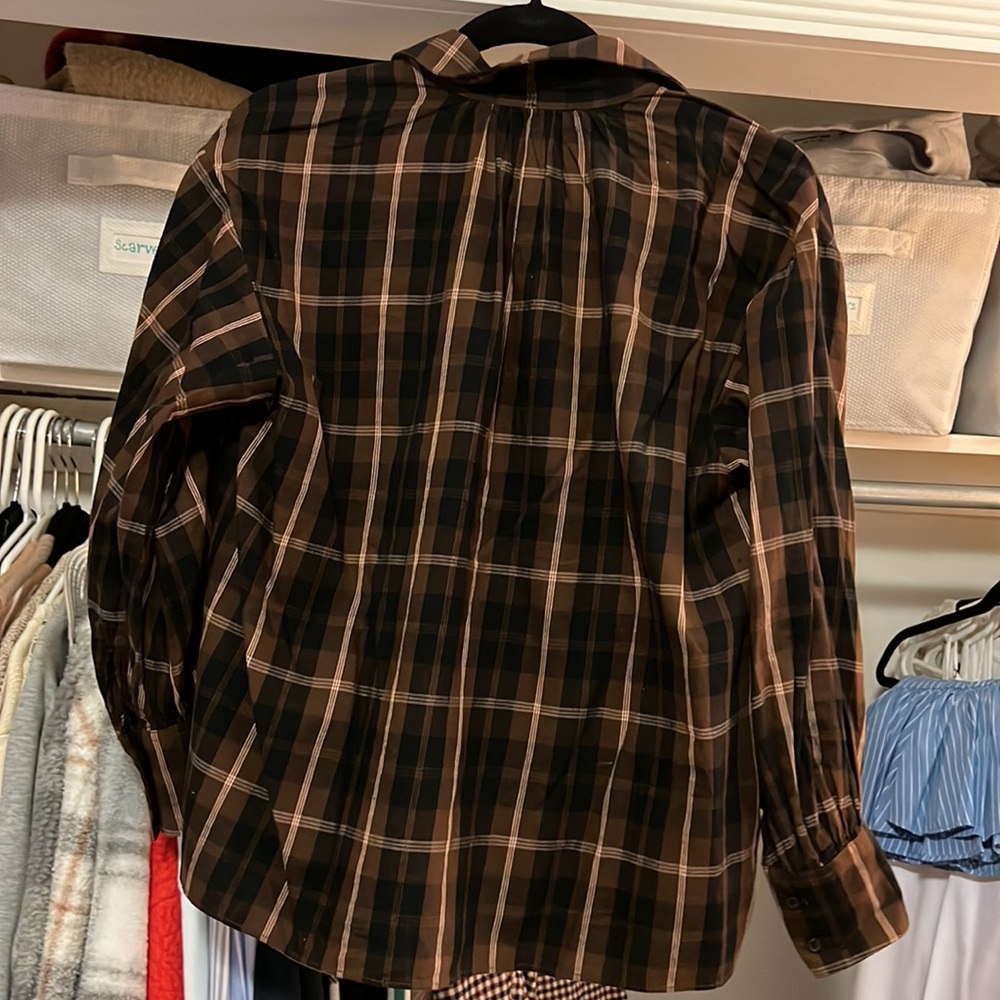 J.Crew button down with puff sleeves - Picture 6 of 6